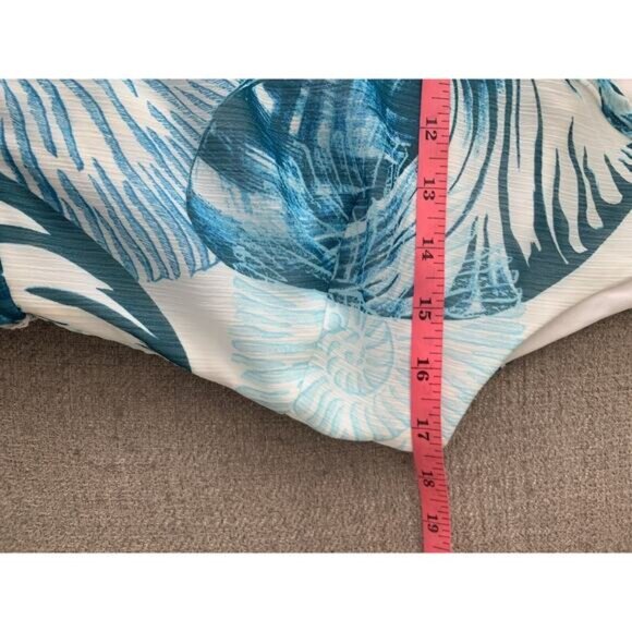 WHBM Sleeveless Nautilus Shirt Dress Women’s Size 2 Midi Button Front Belted - Picture 5 of 9